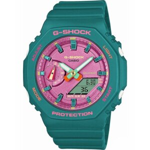 Наручные часы CASIO G-Shock GMA-S2100BS-3A, розовый, бирюзовый