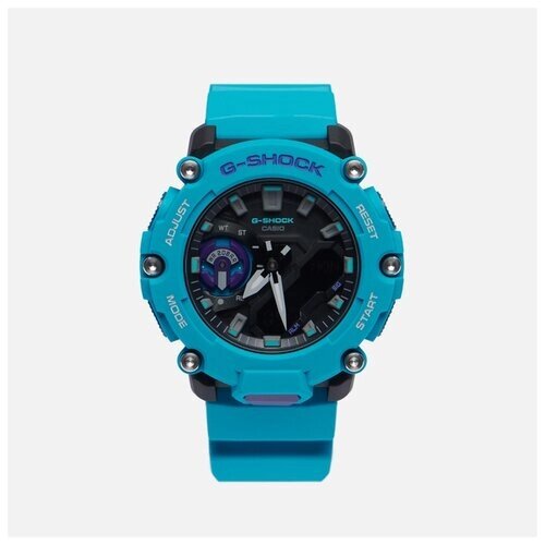 Наручные часы CASIO GA-2200-2AER, черный, голубой