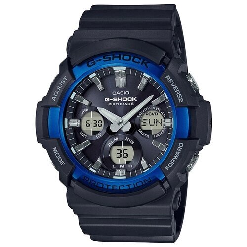 Наручные часы CASIO GAW-100B-1A2, черный, синий