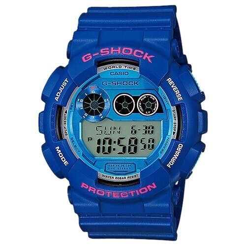 Наручные часы CASIO GD-120TS-2E, голубой, синий