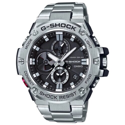 Наручные часы CASIO GST-B100D-1A, серебряный, черный