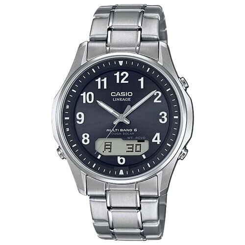 Наручные часы CASIO LCW-M100TSE-1A2, черный, серебряный