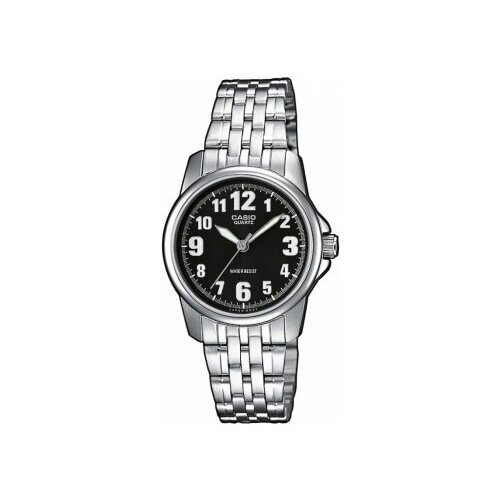 Наручные часы CASIO LTP-1260PD-1B, черный, серебряный