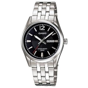 Наручные часы CASIO LTP-1335D-1A, серебряный, черный