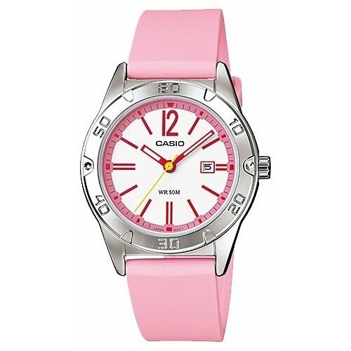 Наручные часы CASIO LTP-1388-4E1, белый, розовый