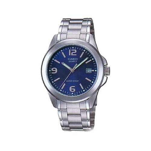Наручные часы CASIO MTP-1215A-2A, синий, серебряный