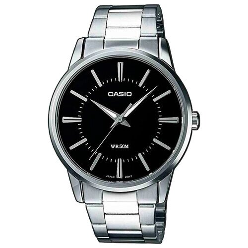 Наручные часы CASIO MTP-1303D-1A, серебряный, черный