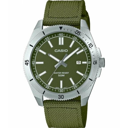 Наручные часы CASIO MTP-B155C-3E, зеленый