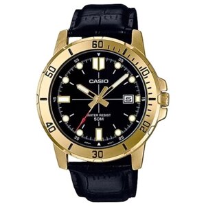 Наручные часы CASIO MTP-VD01GL-1E, золотой, черный