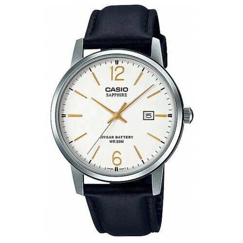 Наручные часы CASIO MTS-110L-7A, коричневый, серебряный