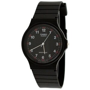 Наручные часы CASIO мужские Collection Men Casio MQ-24-1B кварцевые, водонепроницаемые, черный