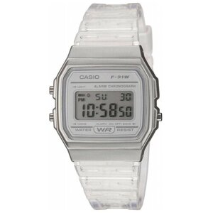 Наручные часы CASIO Наручные часы Casio Collection F-91WS-7D, белый, серебряный