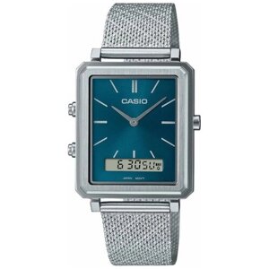Наручные часы CASIO Наручные часы Casio Collection MTP-B205M-3E, серебряный