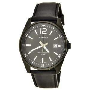 Наручные часы CASIO Наручные часы Casio Collection MTP-E170BL-1B, черный, серебряный