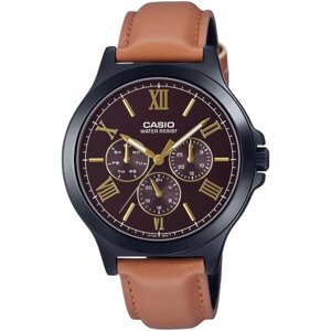 Наручные часы CASIO Наручные часы Casio Collection MTP-V300BL-5A, коричневый