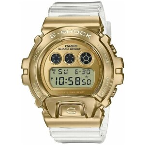 Наручные часы CASIO Наручные часы Casio G-SHOCK GM-6900SG-9E, белый, золотой