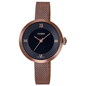 Наручные часы CASIO Наручные часы Casio LTP-E154B-1A, коричневый, серебряный