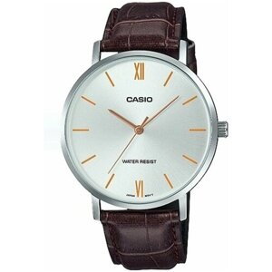 Наручные часы CASIO Наручные часы CASIO MTP-VT01L-7B2, золотой, коричневый