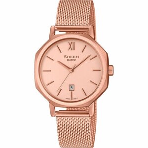 Наручные часы CASIO Sheen Женские наручные часы Casio SHE-4554PGM-4A, золотой, розовый