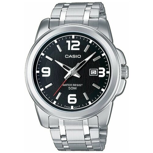 Наручные часы CASIO Standard Casio MTP-1314D-1A, черный, серебряный