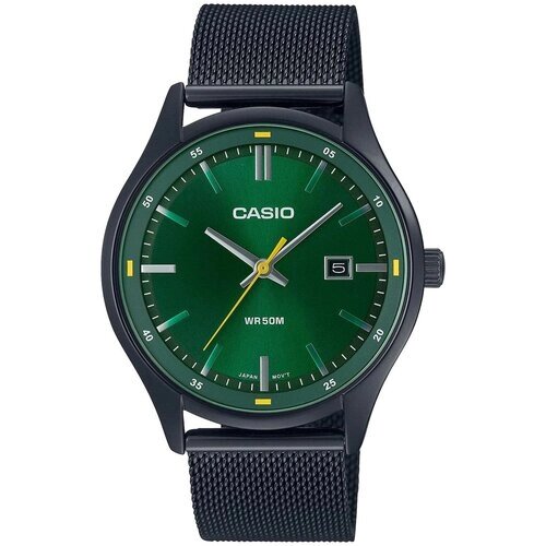 Наручные часы CASIO Standard MTP-E710MB-3A, зеленый, черный