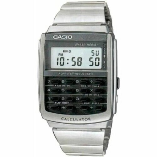 Наручные часы CASIO Vintage CA-506-1, серебряный, серый