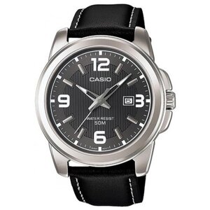 Наручные часы CASIO Японские наручные часы Casio Collection MTP-1314L-8A, черный, серый