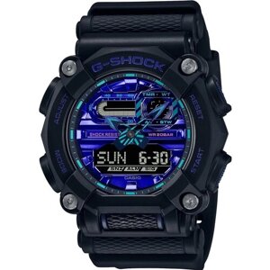 Наручные часы CASIO Японские наручные часы CASIO G-SHOCK GA-900VB-1A, черный