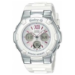 Наручные часы CASIO Женские наручные часы Casio Baby-G BGA-110BL-7B, белый