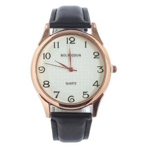Наручные часы Часы наручные "Bolingdun", d-4 см, ремешок экокожа, белый