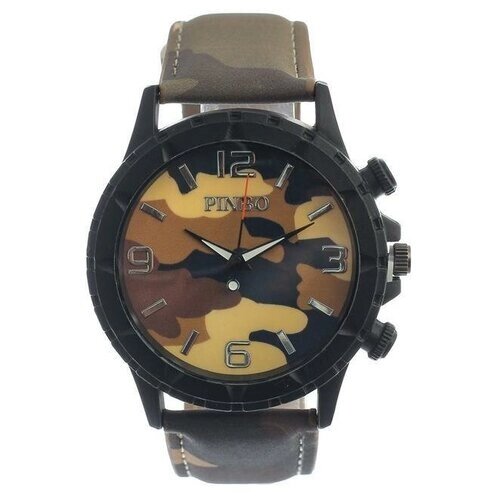 Наручные часы Часы наручные "Буфорд", камуфляж, d-5 см, черный