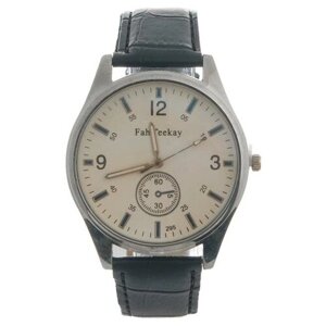 Наручные часы Часы наручные кварцевые мужские "Ланьера", d-3.5 см, хром, черный