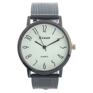 Наручные часы Часы наручные мужские "Kxuan", d:4 см, ремешок силикон 23 см, белый