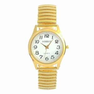 Наручные часы Часы наручные женские, браслет "резинка" золото, белый