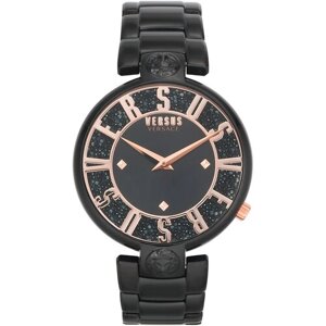 Наручные часы Часы наручные женские Versus by Versace VSPVS2120, Кварцевые, 39 мм, черный