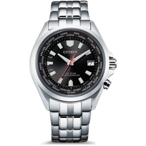 Наручные часы CITIZEN Citizen CB0220-85E, серебряный, черный