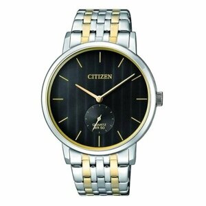 Наручные часы CITIZEN Наручные часы мужские кварцевые Citizen BE9174-55E, черный, серебряный