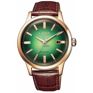 Наручные часы CITIZEN Японские мужские наручные часы Citizen NK0002-14W, зеленый