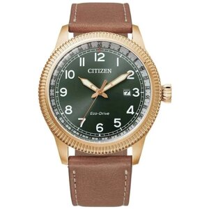 Наручные часы CITIZEN Японские наручные часы Citizen BM7483-15X, коричневый