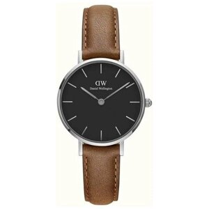 Наручные часы Daniel Wellington Petite, коричневый, черный