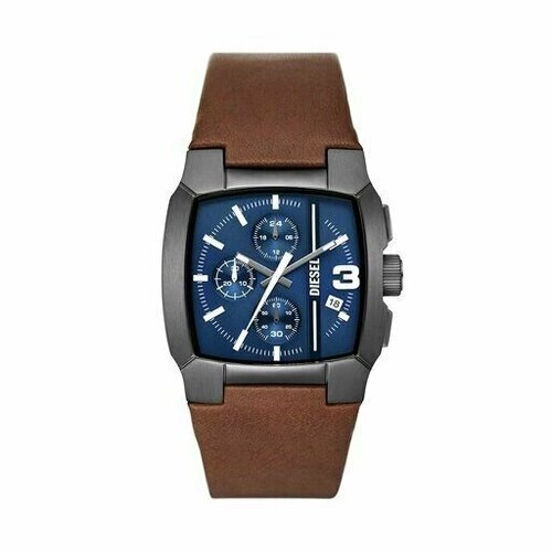 Наручные часы DIESEL Cliffhanger Часы Diesel Cliffhanger Dz4641 Navy / Brown, коричневый, синий