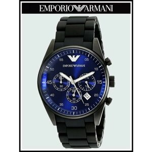 Наручные часы emporio armani A5921R, черный, синий