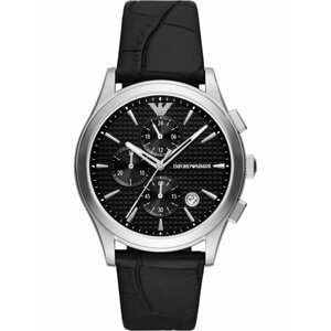 Наручные часы EMPORIO ARMANI AR11530, черный, серебряный