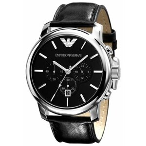 Наручные часы EMPORIO ARMANI Classic Emporio AR0431, серебряный, черный