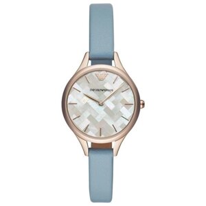 Наручные часы EMPORIO ARMANI Dress AR11109, голубой, серебряный