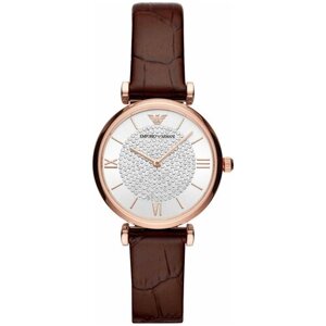 Наручные часы EMPORIO ARMANI Emporio Armani AR11269, коричневый, белый