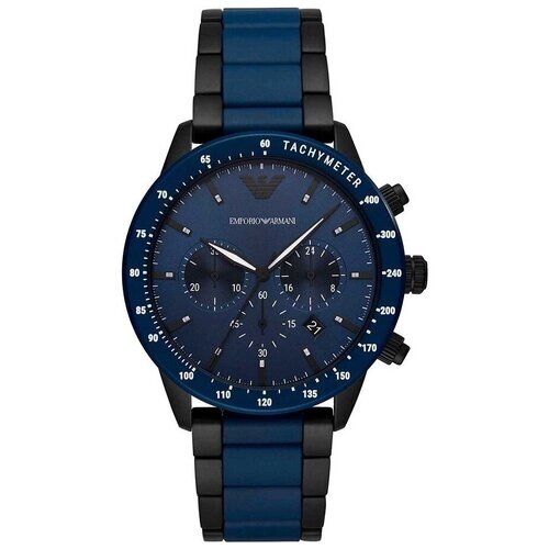 Наручные часы EMPORIO ARMANI Наручные часы Emporio Armani AR70001, синий, черный