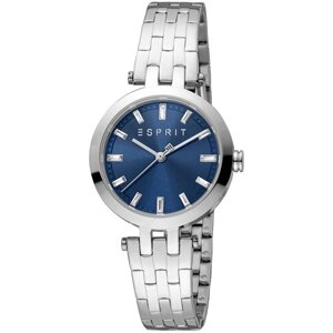 Наручные часы ESPRIT Часы наручные женские ESPRIT ES1L342M0065, Кварцевые, 30 мм, серебряный