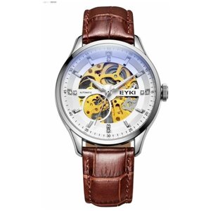 Наручные часы EYKI Мужские часы с автоподзаводом EYKI E7013L-DZ8WHB, белый
