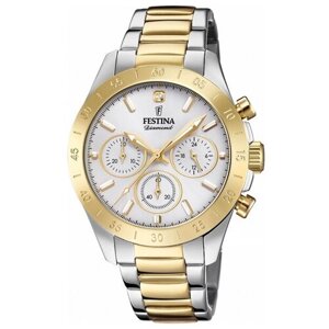 Наручные часы FESTINA Boyfriend F20651.1, серебряный, золотой